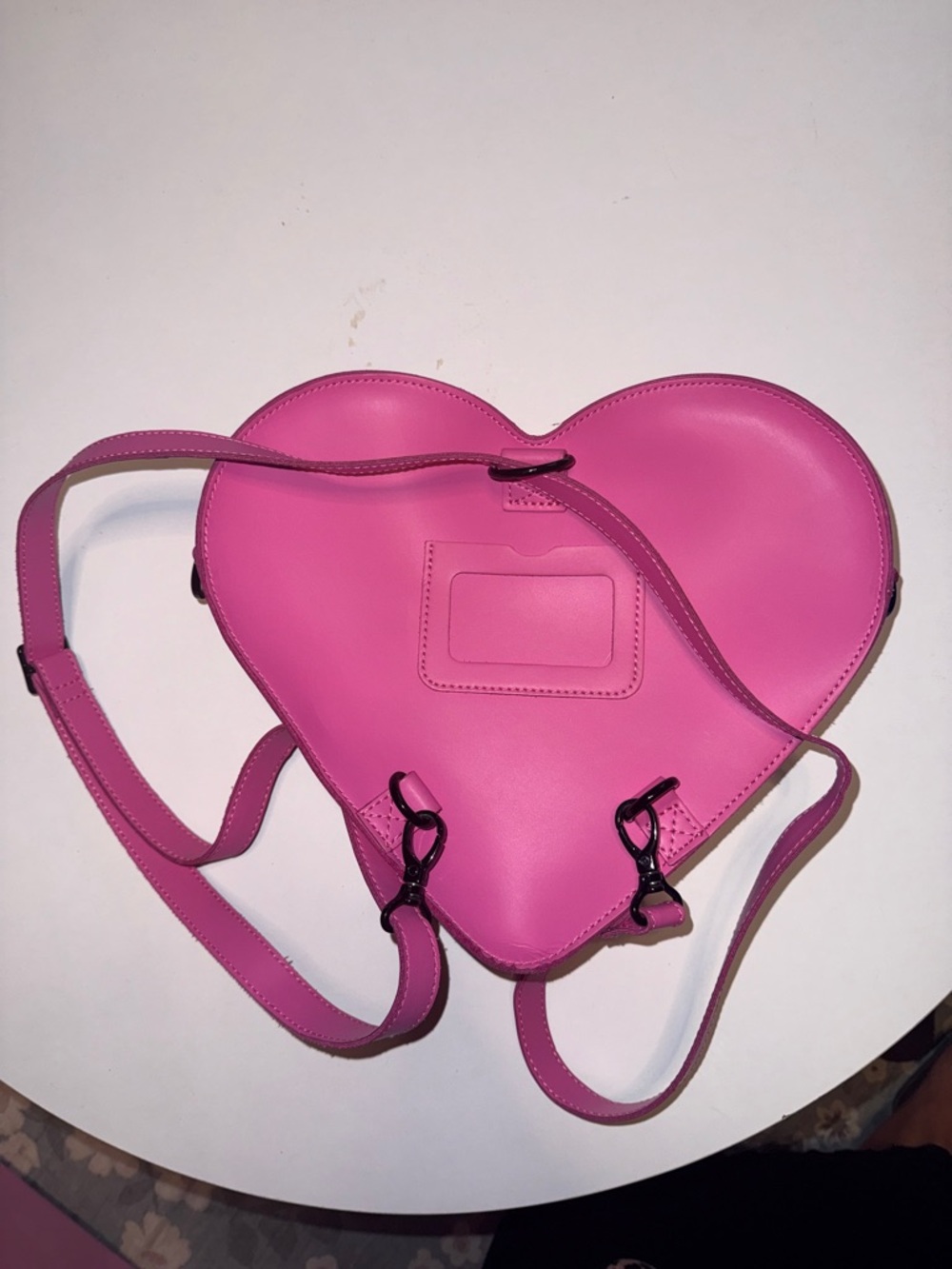 Dr. Martens Hot Pink Heart Backpack - Picture 2 of 4